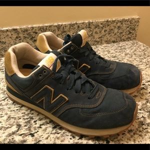 New Balance 574 Men’s Size 11 Navy blue suede